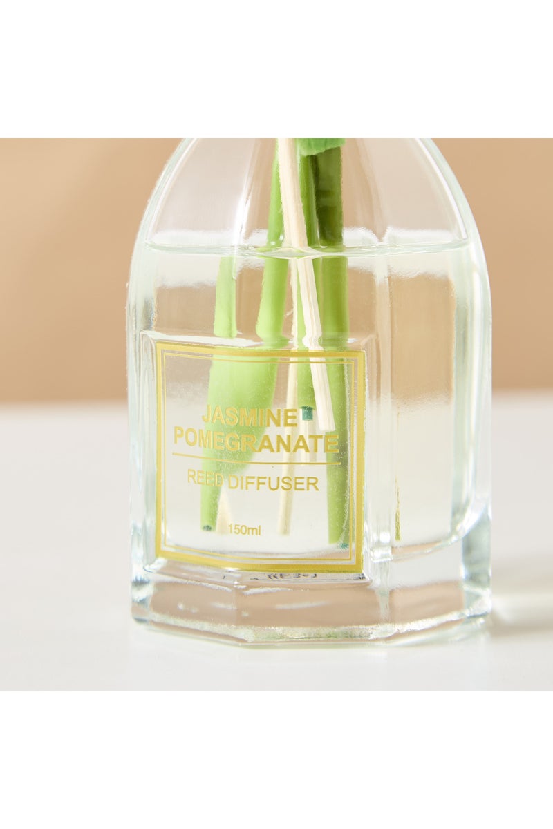 Tulip Jasmine Pomegranate Scented Reed Diffuser Set - 150 ml - Image 4